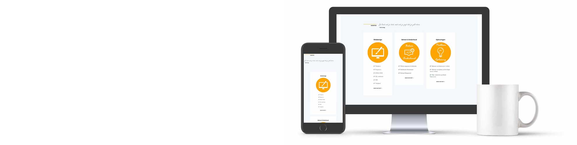 Responsive Webdesign voorbeeld
