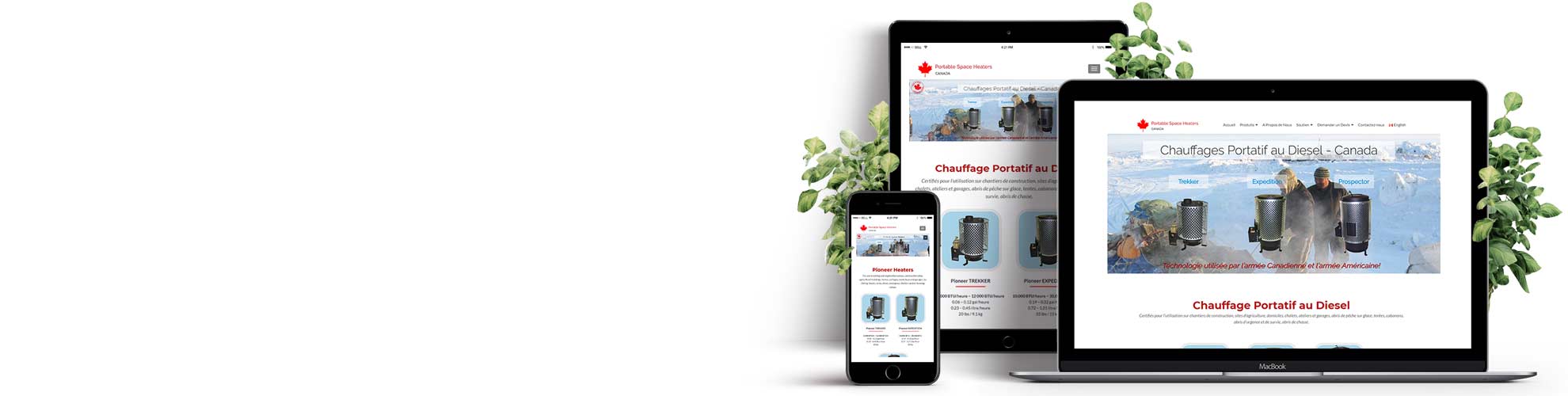 Responsive Webdesign voorbeeld